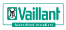plumber & heating specialist in Wandsworth and London Vaillant accredited installers logo